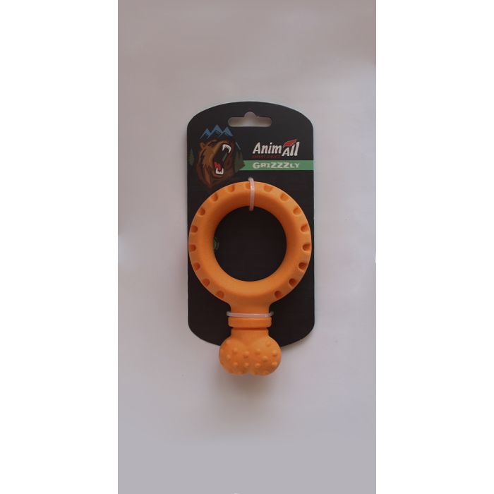 Игрушка для собак AnimAll GrizZzly кулон 14х9х2.95 см (оранжевый) (6914068019598) изображение 2