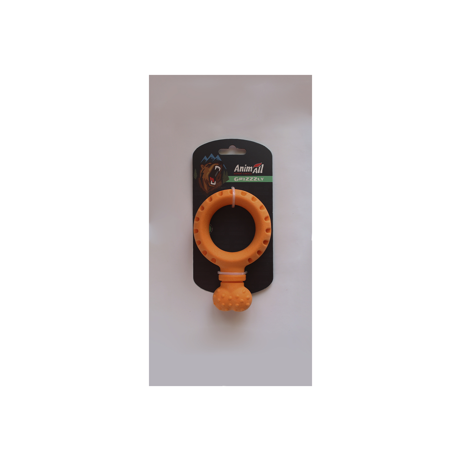 Іграшка для собак AnimAll GrizZzly кулон 14х9х2.95 см (жовтогарячий) (6914068019598) зображення 2