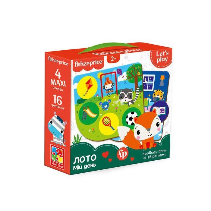 Настольная игра Vladi Toys Fisher Price. Лото. Мой день (VT2910-02)