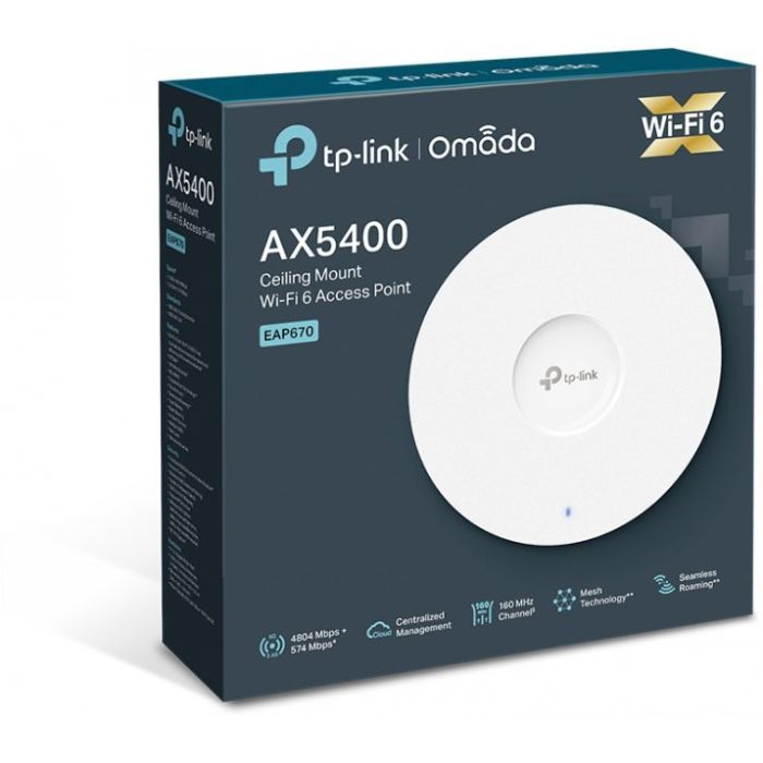 Точка доступу Wi-Fi TP-Link EAP670 зображення 12
