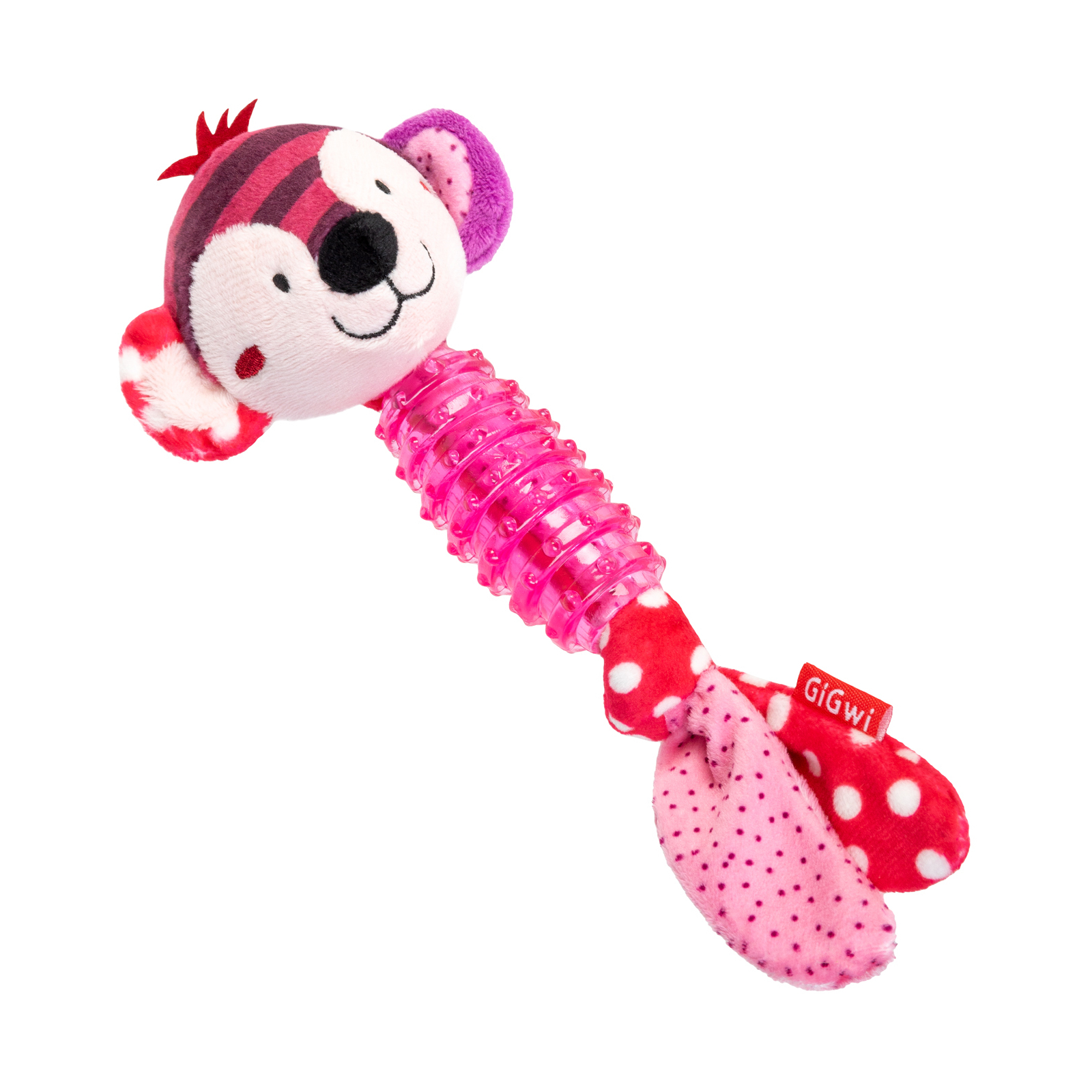 Іграшка для собак GiGwi Suppa Puppa Мавпочка з пищалкою 20 см (2304)