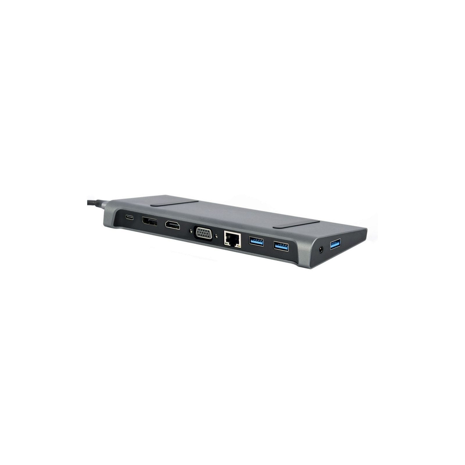 Концентратор Cablexpert USB-C 9-in-1 (USB-hub + HDMI/VGA/PD/CR/LAN/3.5mm) (A-CM-COMBO9-02) изображение 3