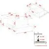 Витяжка кухонна Perfelli TL 6316 IV 700 LED зображення 12