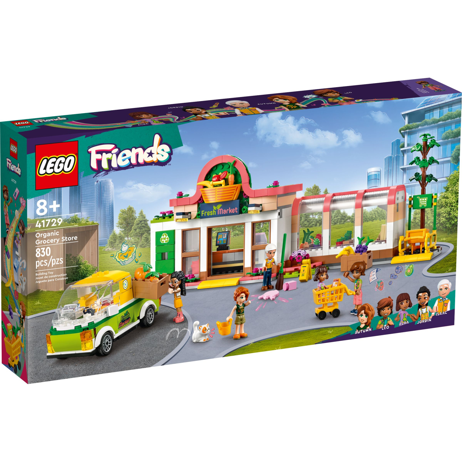 Конструктор LEGO Friends Крамниця органічних продуктів 830 деталей (41729)