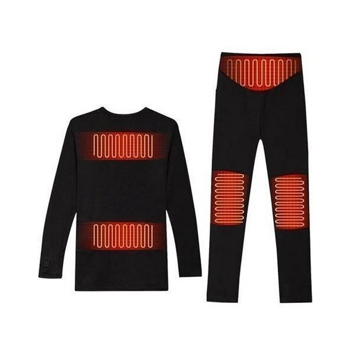 Термобілизна з підігрівом 2E eFiber for Men Black XL (2E-HUEFMXL-BK)