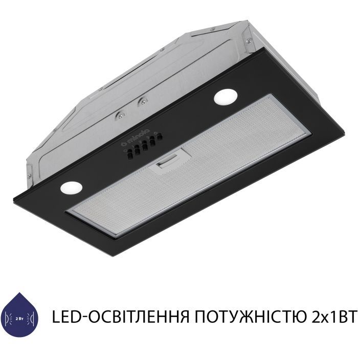 Витяжка кухонна Minola HBI 52621 BL GLASS 700 LED зображення 5