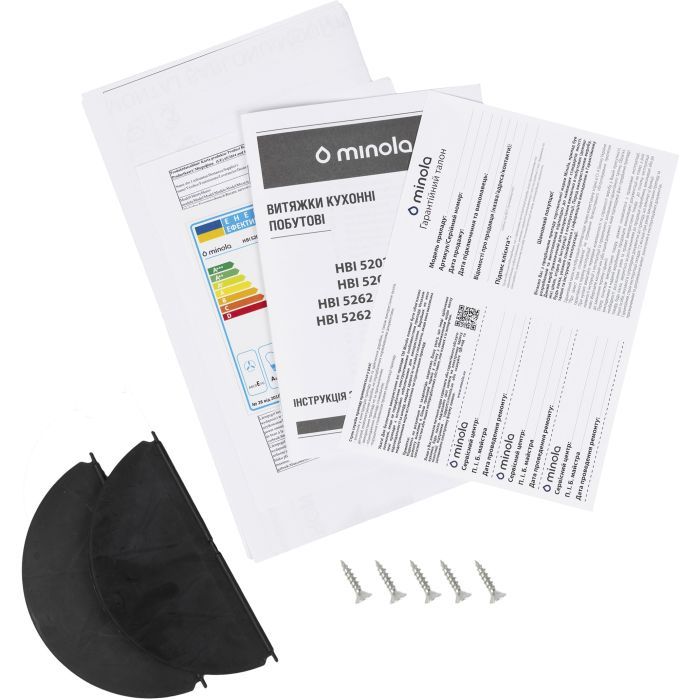 Витяжка кухонна Minola HBI 52621 BL GLASS 700 LED зображення 9