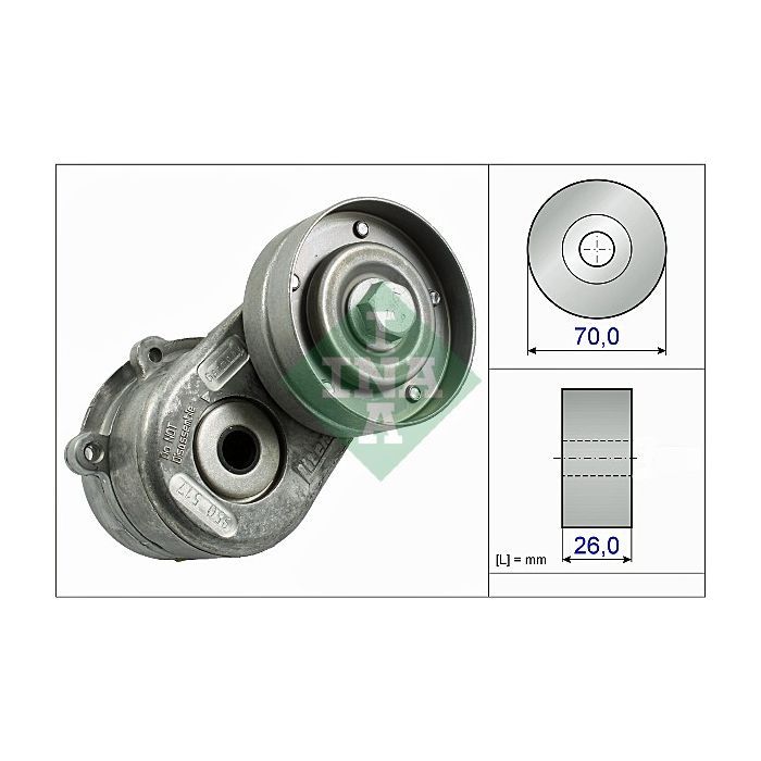 Натягувач ременя з роликом INA 534 0448 10