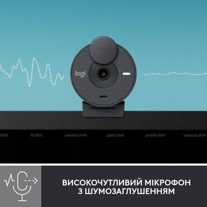 Веб-камера Logitech Brio 300 FHD Rose (960-001448) изображение 4