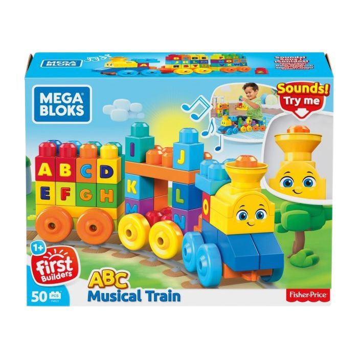 Конструктор Mega Bloks Музичний паровозик (FWK22)