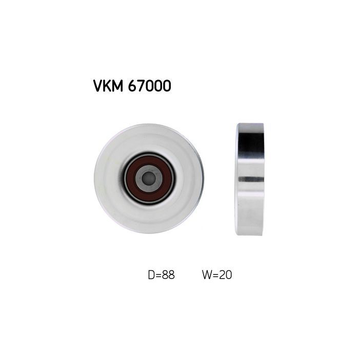 Ролик натяжителя ремня SKF VKM 67000