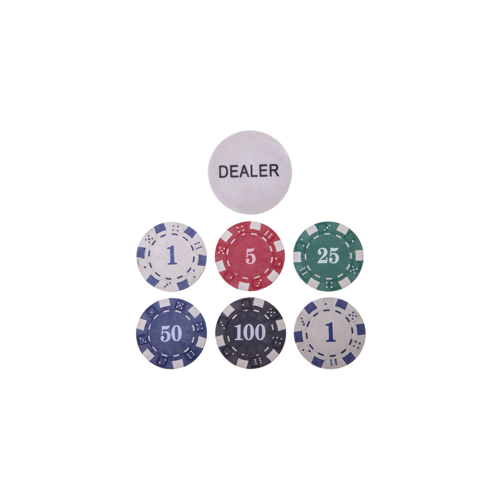 Настольная игра Johnshen Sports Покерный набор 300 фишек по 11,5 г (алюминиевый кейс) (IG-2114) изображение 4