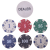 Настільна гра Johnshen Sports Набір покерний 300 фішок по 11,5 г (алюмінієвий кейс) (IG-2114) зображення 4
