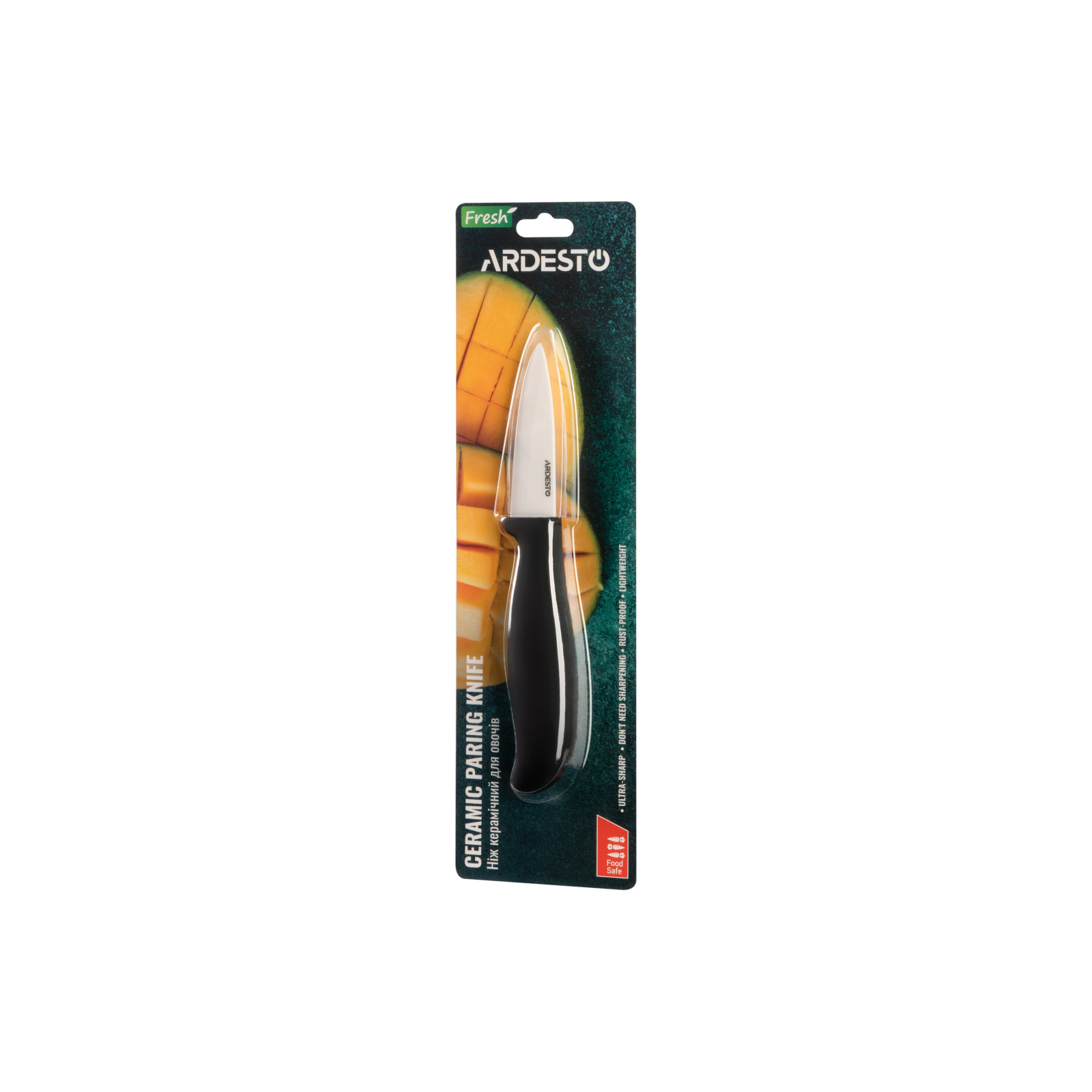 Кухонный нож Ardesto Fresh 18.5 см Green (AR2118CZ) изображение 4