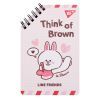Блокнот Yes Line Friends Think of Brown 95 х 145 60 листов (151755)