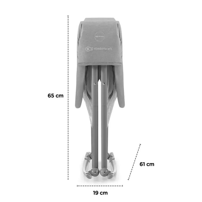 Кроватка Kinderkraft качели Lovi Grey 3 в 1 (5902533913503) изображение 11
