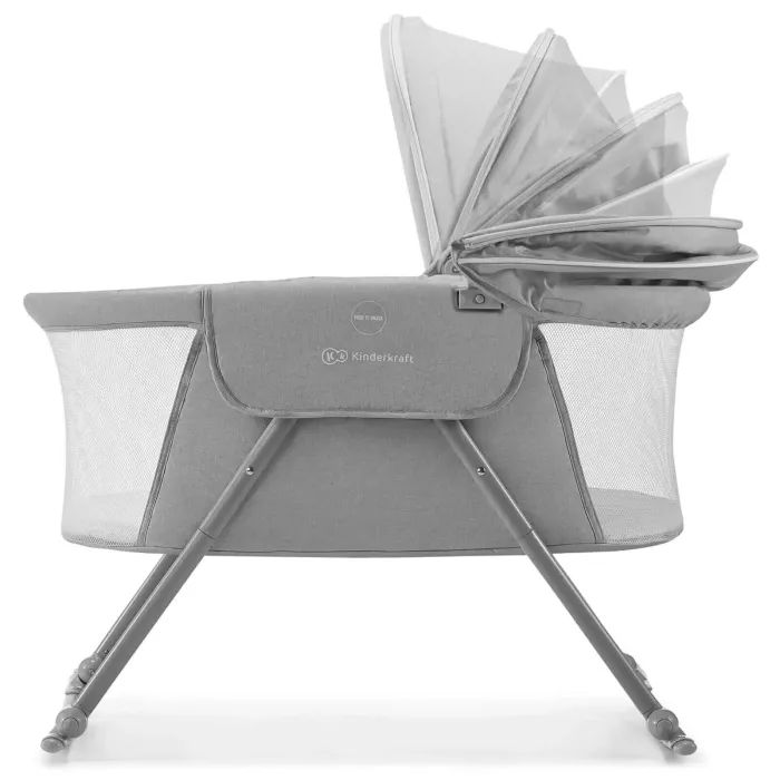 Кроватка Kinderkraft качели Lovi Grey 3 в 1 (5902533913503) изображение 2