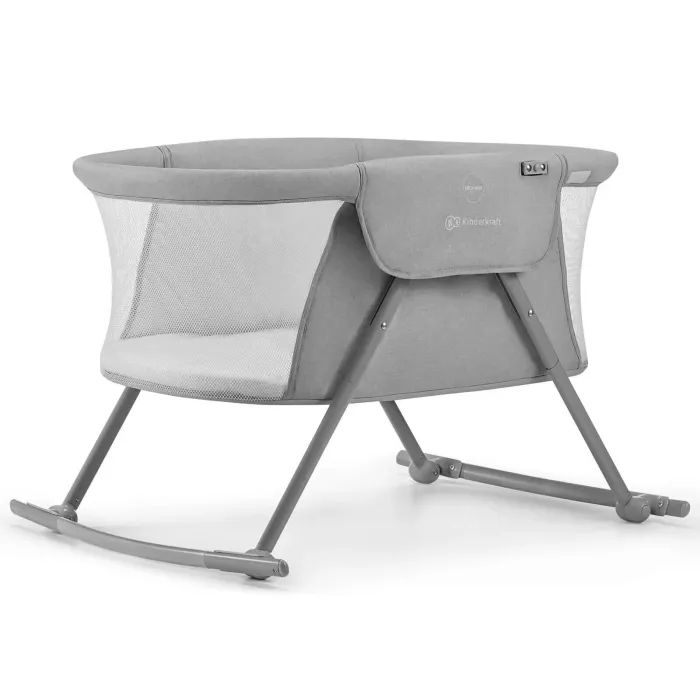 Кроватка Kinderkraft качели Lovi Grey 3 в 1 (5902533913503) изображение 3