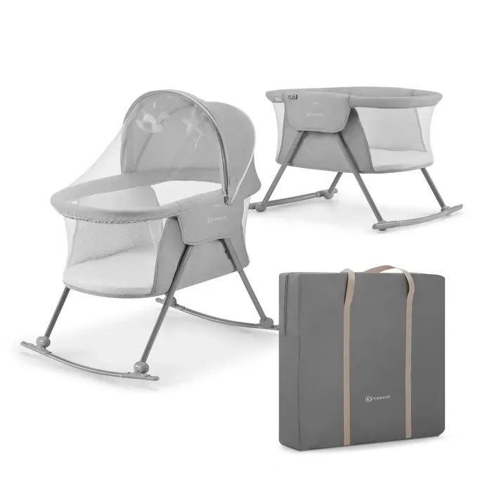 Кроватка Kinderkraft качели Lovi Grey 3 в 1 (5902533913503) изображение 7