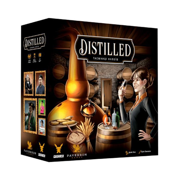 Настольная игра Geekach Games Distilled. Тайны напитков (Distilled. Kickstarter edition) (GKCH065DS)