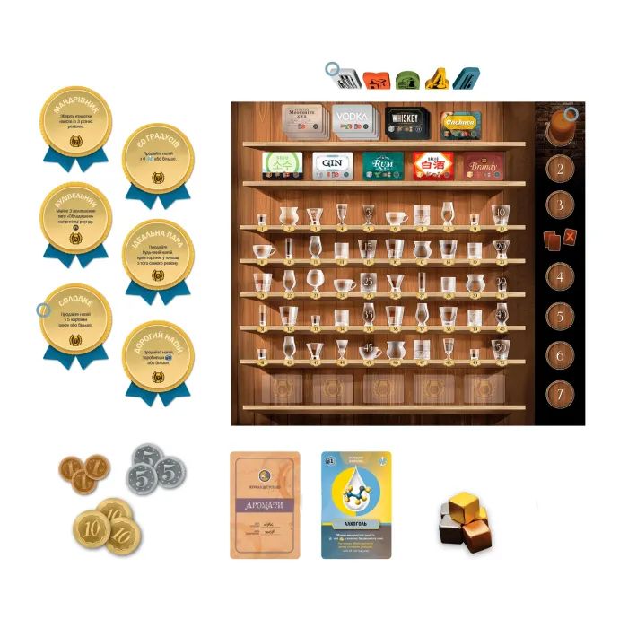 Настольная игра Geekach Games Distilled. Тайны напитков (Distilled. Kickstarter edition) (GKCH065DS) изображение 9
