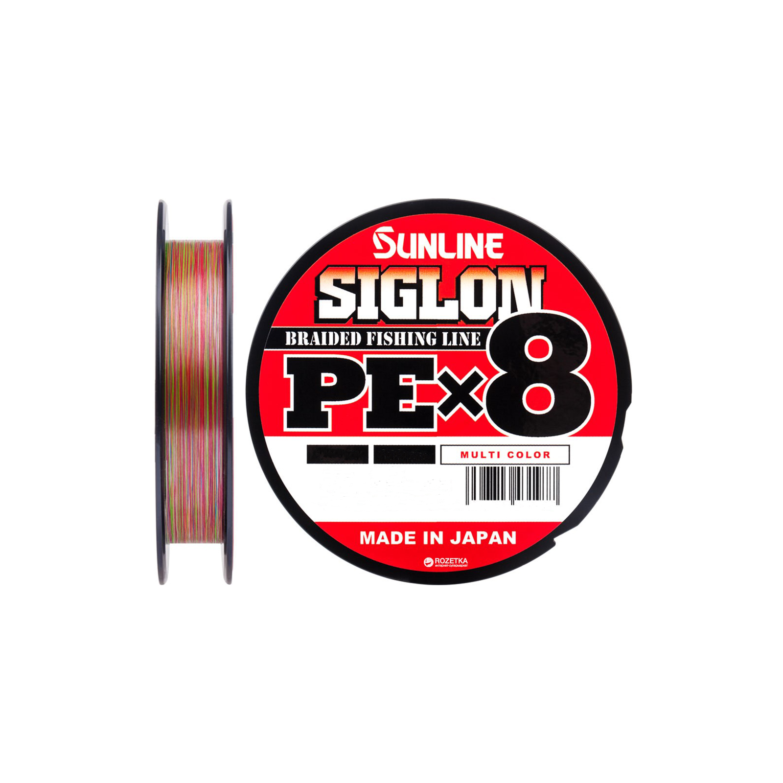 Шнур Sunline Siglon PE х8 150m 1.5/0.209mm 25lb/11.0kg Multi Color (1658.10.03)