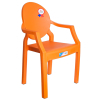 Кресло садовое Irak Plastik детское озорник оранжевое (4586)