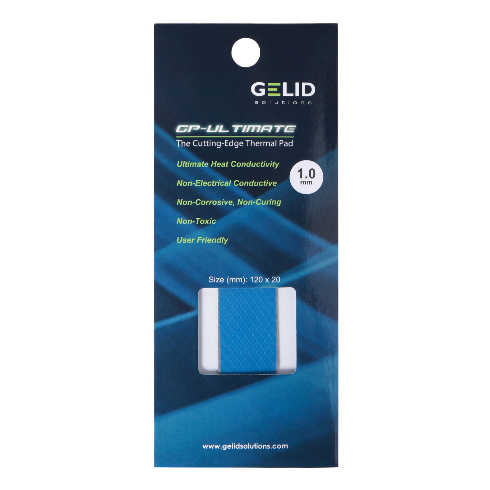 Термопрокладка Gelid Solutions GP-Ultimate 120x20x1.0 mm 2шт (TP-VP04-R-B) изображение 3