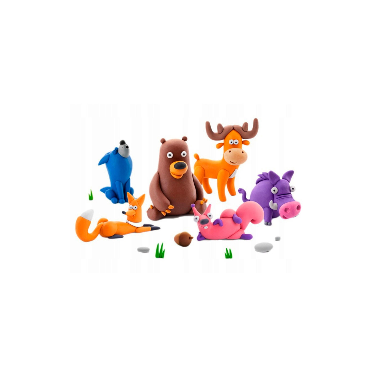 Набор для творчества Lipaka Липака – Лесные звери: Мишка, олень, кабанчик (60044-UA01) изображение 4