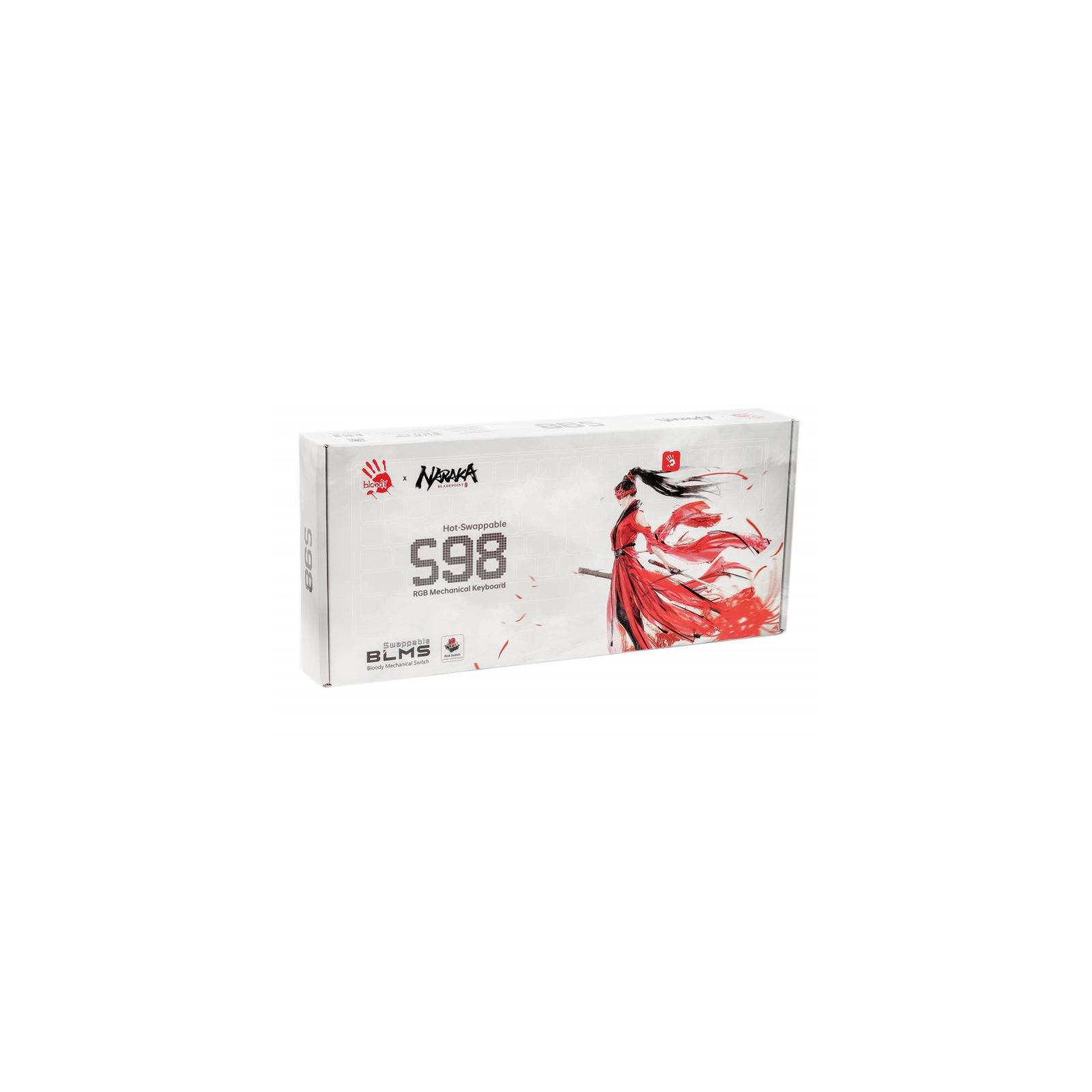 Клавиатура A4Tech Bloody S98 RGB Red Switch USB Naraka (Bloody S98 Naraka) изображение 12