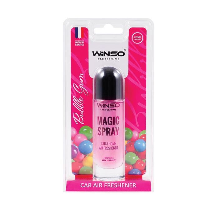 Ароматизатор для автомобіля WINSO Magic Spray Bubble Gum 30мл (534140)