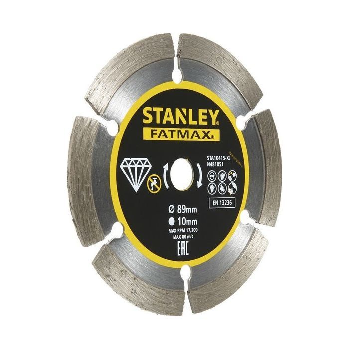 Диск пильный Stanley алмазный плитка, 89х10 мм для FME380 (STA10415) изображение 2