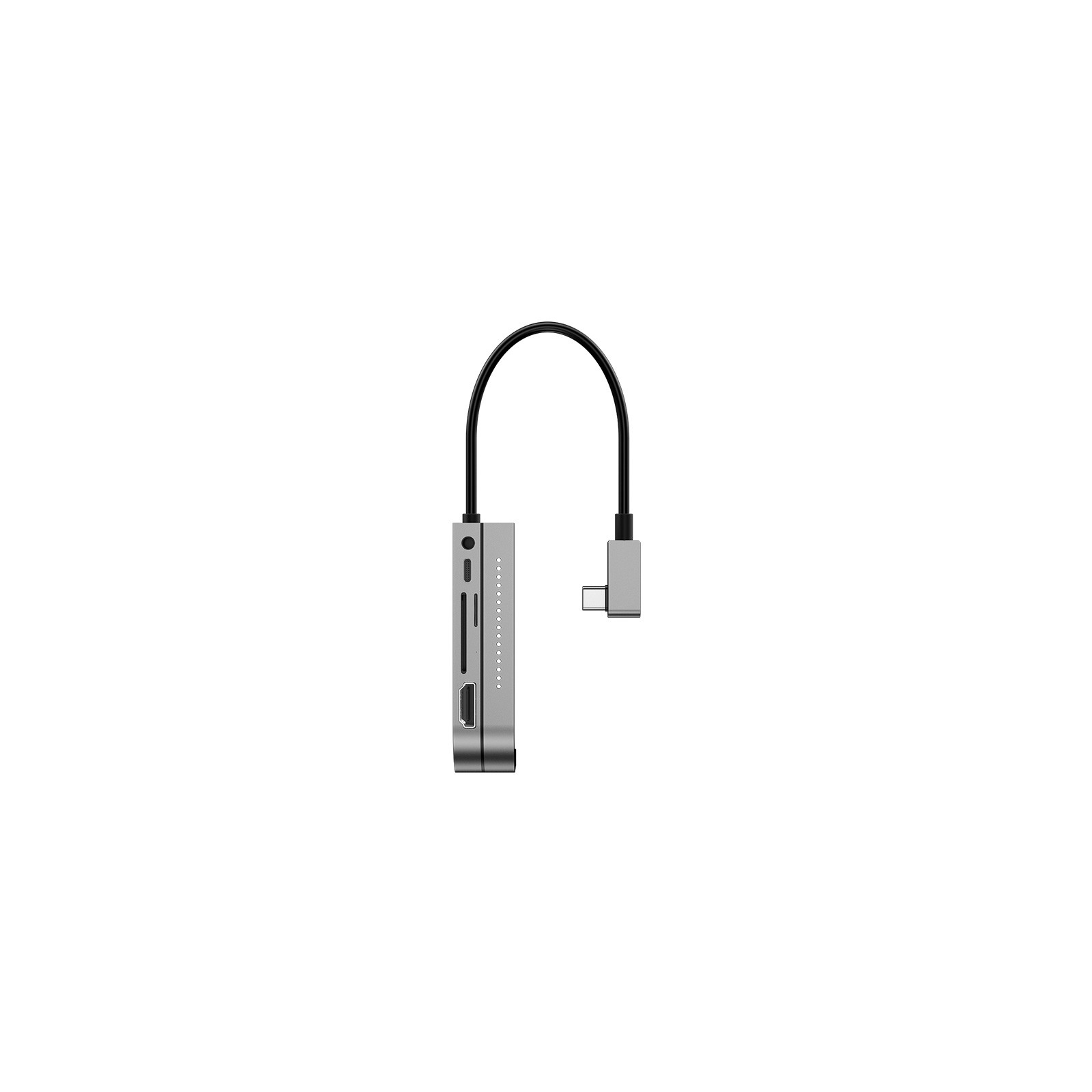Концентратор Baseus USB3.1 Type-C to HDMI/USB 3.0x3/TF,SD/Type C PD/3.5mm (CAHUB-WJ0G) изображение 2