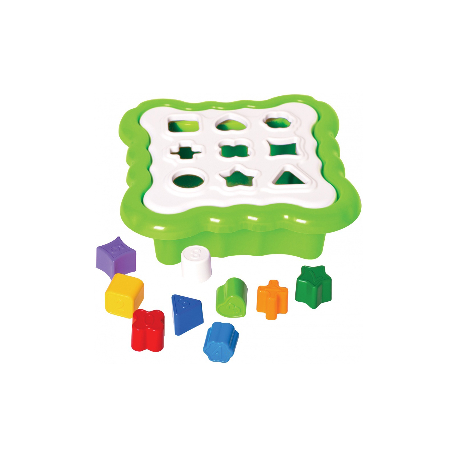 Развивающая игрушка Tigres сортер Умные фигурки 10 элементов (св.зеленый) (39521)