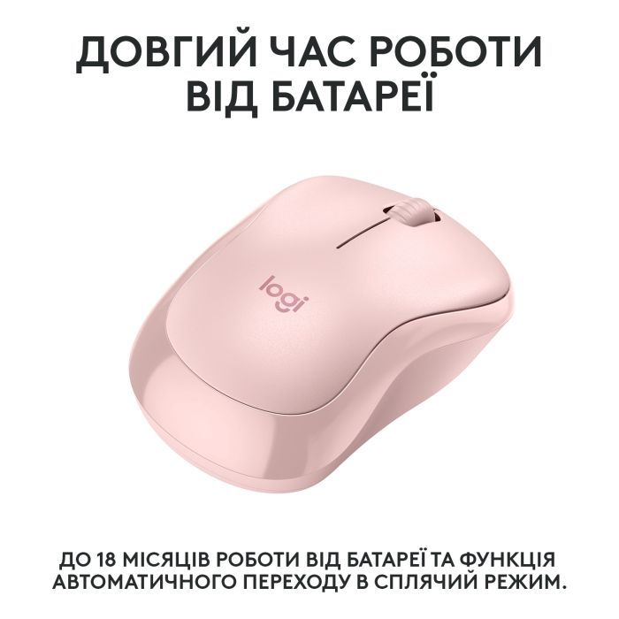 Мышка Logitech M240 Silent Bluetooth Rose (910-007121) изображение 5