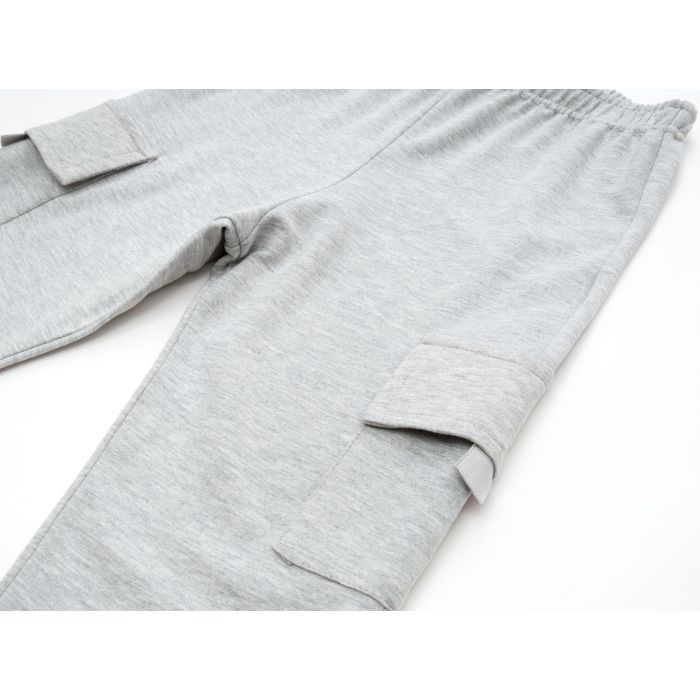 Штани дитячі Breeze спортивні з кишенями (15891-122B-gray) зображення 3