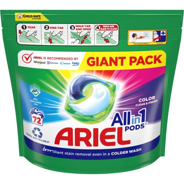 Капсулы для стирки Ariel Pods Все-в-1 Color 23 шт. (4084500078710) изображение 2