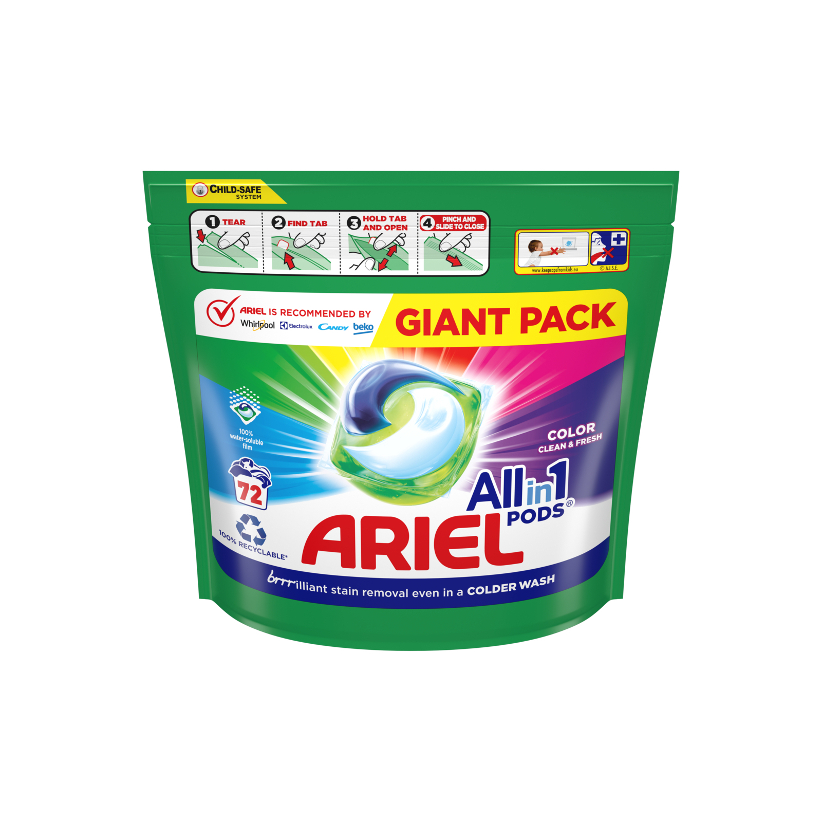 Капсули для прання Ariel Pods Все-в-1 Color 15 шт. (4015600949822) зображення 2
