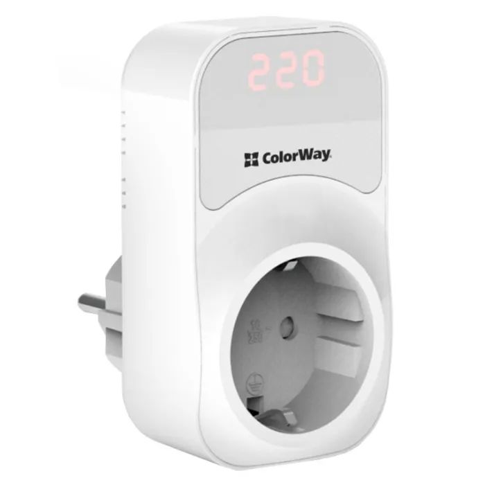 Реле напряжения ColorWay DS1, white (CW-VR16-01D) изображение 3