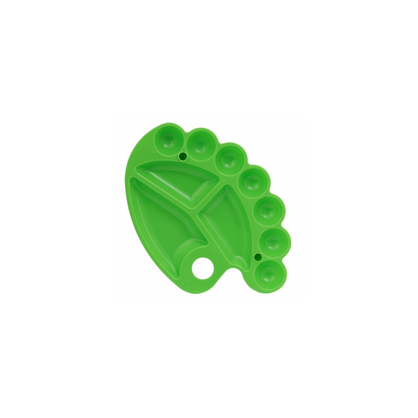 Палітра для малювання Economix Міні овальна, зелена (E81189-04)