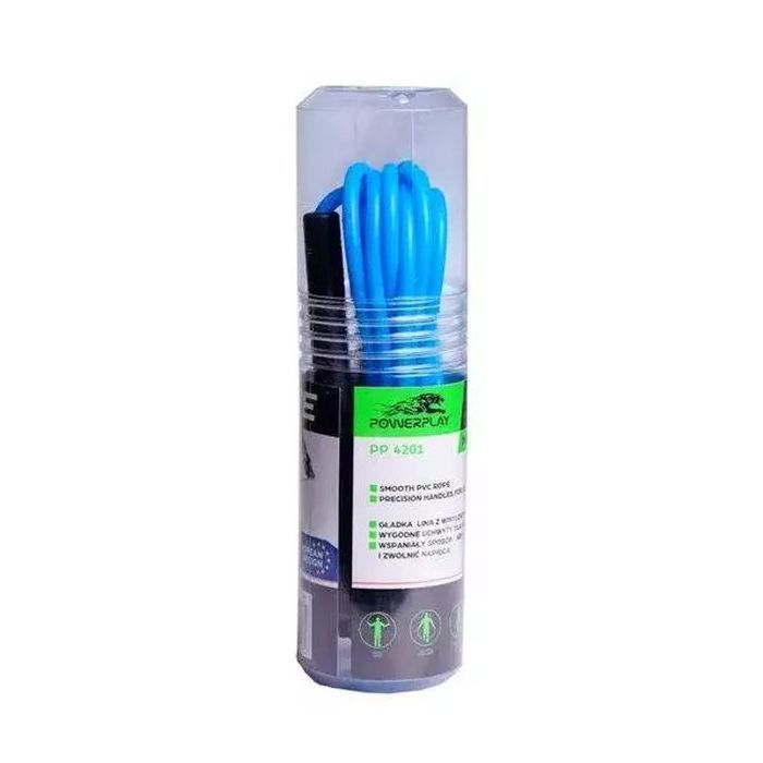 Скакалка PowerPlay 4201 Чорна (PP_4201_Black) зображення 4