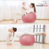 Мяч для фитнеса PowerPlay 4001 65см Рожевий + помпа (PP_4001_65_Pink) изображение 6