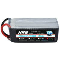 Фото - Акумулятор  для дрона HRB Lipo 6s 22.2V 8000mAh 35C Battery XT60 Plug (HR-8