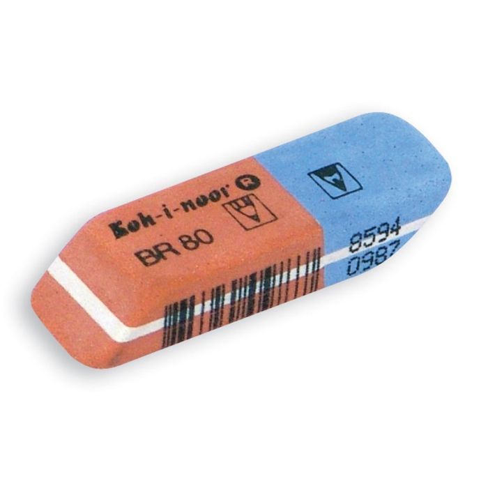 Ластик Koh-i-Noor комбинированный BlueStar, 6521/80 (полибег 2 шт) (6521/80/2/P)