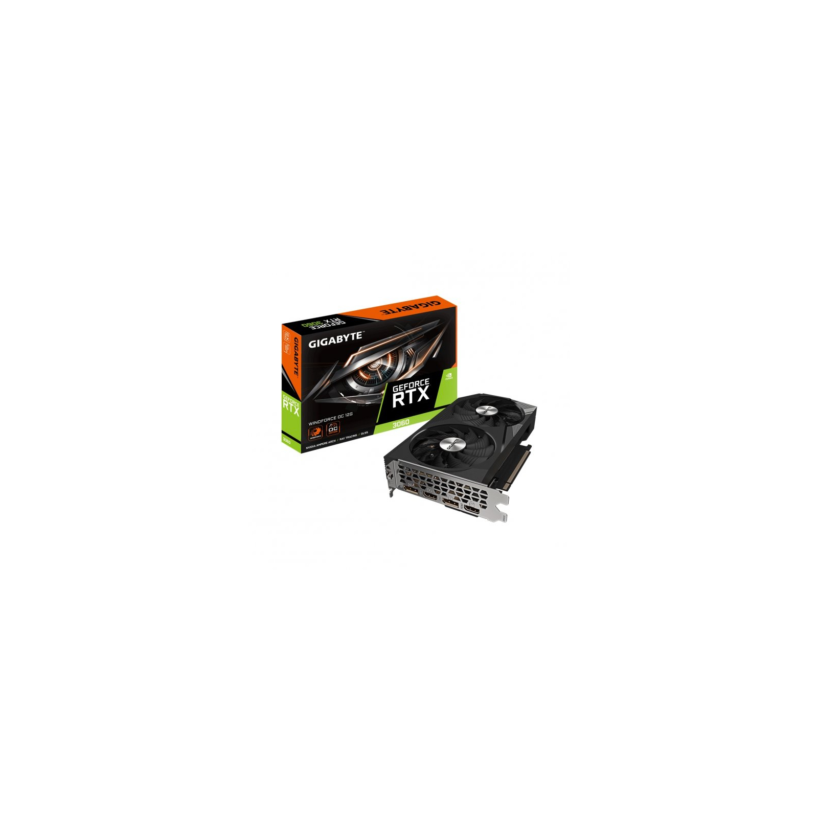 Видеокарта GIGABYTE GeForce RTX3060 12Gb WINDFORCE OC (GV-N3060WF2OC-12GD 2.0) изображение 7