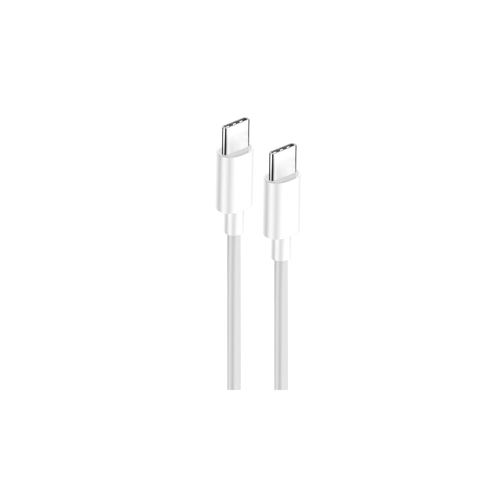 Дата кабель USB-C to USB-C 1.0m 3A 60W white ColorWay (CW-CBPDCC055-WT) зображення 4