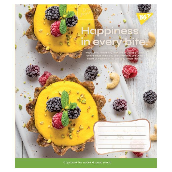 Зошит Yes А5 Desserts 96 аркушів, лінія (766506) зображення 3