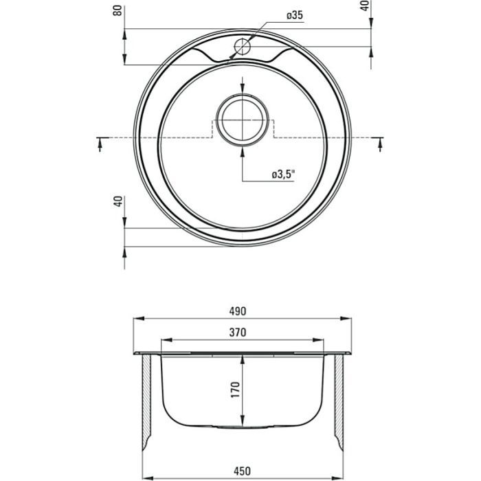 Мойка кухонная Deante Twist + зміш. BYU 60M (ZHCA0813) изображение 5