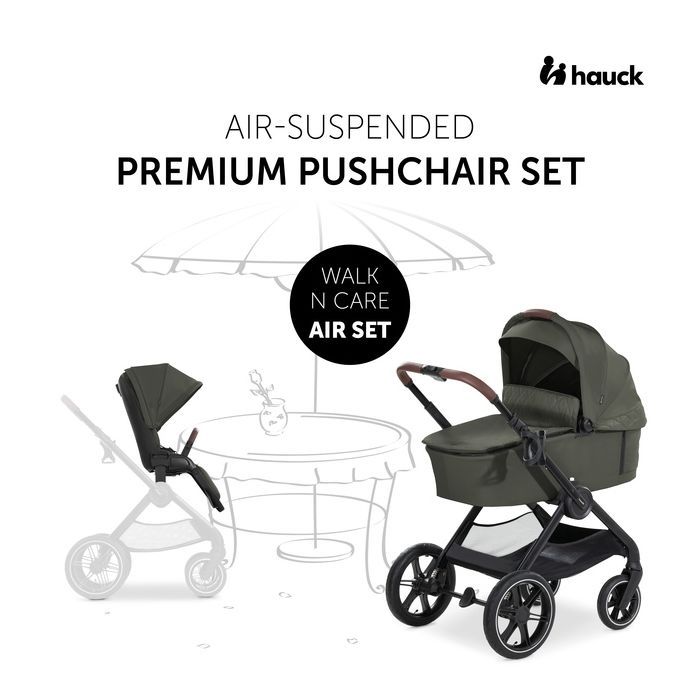 Коляска Hauck 2 в 1 Walk N Care Air (Black) (16547-8) зображення 2