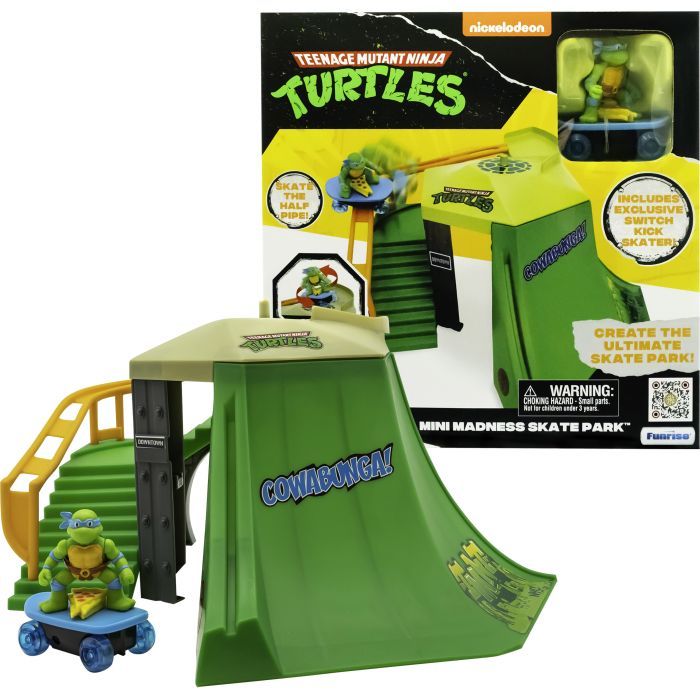 Игровой набор Funrise TMNT Черепашки-ниндзя классические мини Скейт-парк (71053)